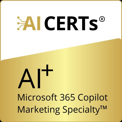 AI+ Microsoft 365 Copilot Marketing Specialty™